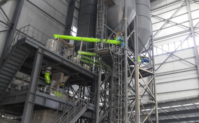 章丘豐源助力天玉建材輸送石膏粉項目運行成功！